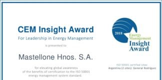 Reconocimiento a la gestión de energía