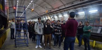 Colegios técnicos visitaron el subte