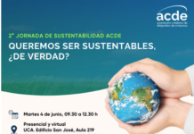 4/6 – ACDE: 2º Jornada sobre Sustentabilidad