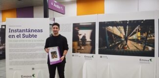 Emova: El Subte se convierte en galería de arte