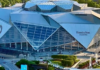 El Mundial del “Greenwashing”: Por qué la Copa de 2026 será la más contaminante de la historia Mercedes-Benz-estadio-Atlanta
