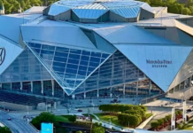 El Mundial del “Greenwashing”: Por qué la Copa de 2026 será la más contaminante de la historia Mercedes-Benz-estadio-Atlanta