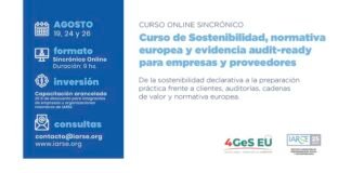 IARSE lanza un entrenamiento clave en criterios ASG y evidencia verificable