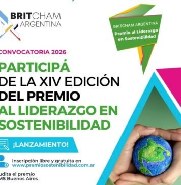 BritCham Argentina lanzó la convocatoria del Premio al Liderazgo en Sostenibilidad 2026